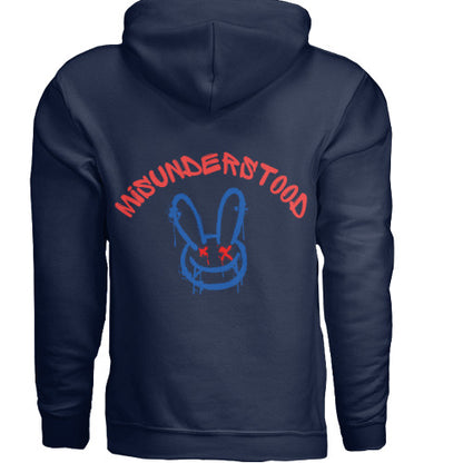 Men's Graffiti Rabbit MISUNDERSTOOD Hoodie